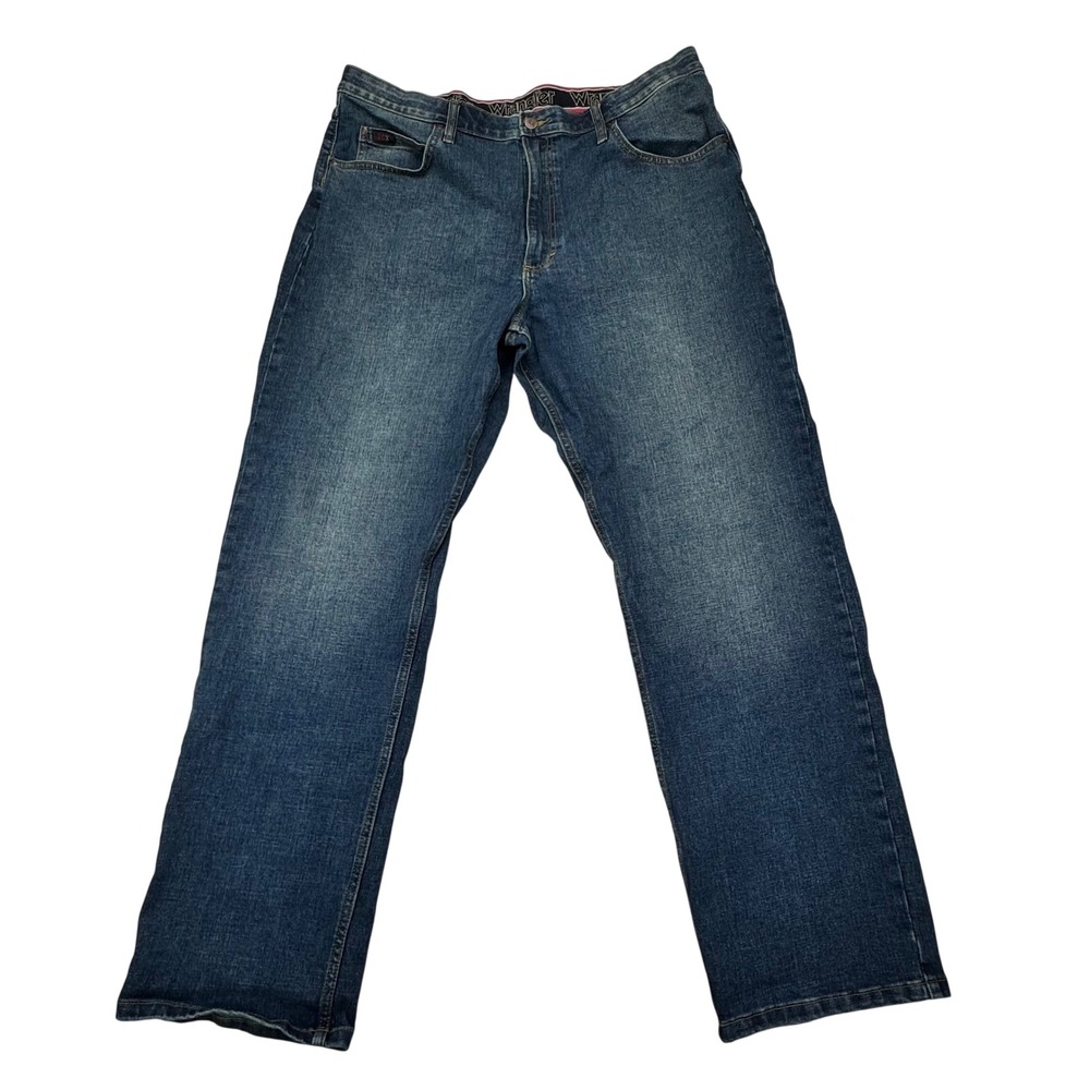 Wrangler 20X Competition Mens Straight Leg Medium Wash Blue Denim Jeans 38x34 - Picture 2 of 7